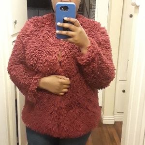 Fur coat jacket